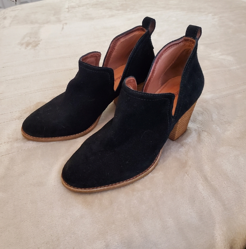 Jeffrey Campbell Black Suede Ankle Booties